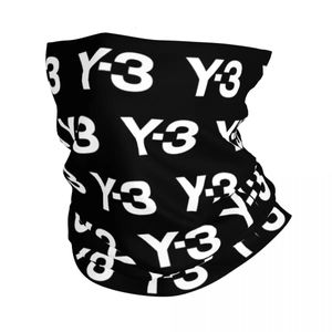 Y3 Bandana Neck Gaiter imprimé Fashion Balaclavas Embarf écharpe Chaussure chaude pêche pour hommes femmes adultes 240507