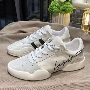 Y3 Kaiwa Sneakers Men Luxury Designer Low Top Shoes Chunky Platform Shoes Sports Chaussures Black White Canvas Cuir Trainers Casual Walking Shoe