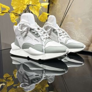 Y3 kaiwa chaussures de fond épaisses courir baskets chaussures en cuir décontractées blanc noir plusieurs couleurs bottes chaussures