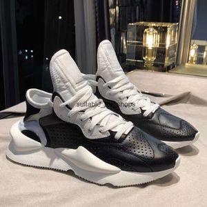 Y3 Kaiwa trendy dikke zoole unisex y-3 platform mannen schoenen running sneakers lederen dames schoenen casual paar koehide tennis sneakers