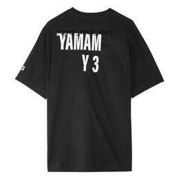 Y3 T-shirt 23SS surdimensionné à manches courtes T-shirt Designer Tshirt Sweatshirt imprimé rond Tee Tee Coton Coton Tshirts Fashion Polos Top Pullover Shirts Y3 Short 630