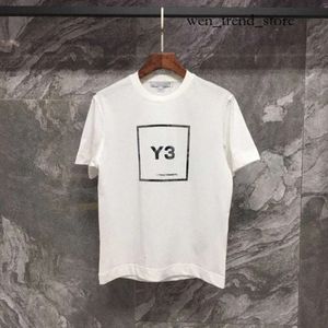 Y3 T-shirt 23SS surdimensionné à manches courtes T-shirt Designer Tshirt Sweatshirt imprimé rond Tee Tee Coton Coton Tshirts Fashion Polos Top Pullover Shirts Y3 Short 892