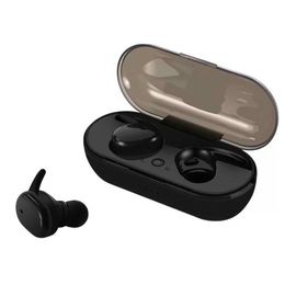 Y30 TWS 4 écouteurs Bluetooth 5.0 Mini écouteurs sans fil Contrôle tactile Sport dans l'oreille Casque stéréo sans fil pour écouteurs de téléphones portables