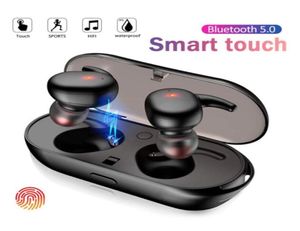 Y30 TWS Bluetooth 50 oortelefoons draadloze headsets waterdichte oordopjes mini inar hifi headset cradle ontwerp 1pcs5155352