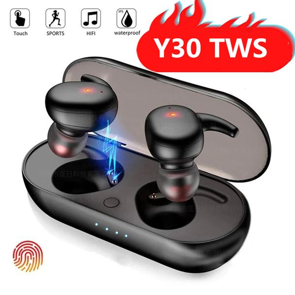 Y30 TWS True Wireless Stereo Gaming Earbuds In-ear Sport Oxhorn TWS4 Hi-Fi Music Headphones Bluetooth Earphone Headset pour écouteurs de téléphone portable