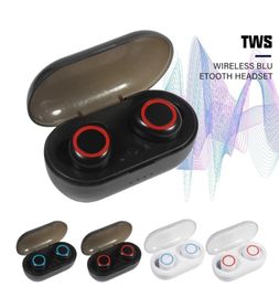 Y50 50 TWS écouteurs de Sport sans fil Bluetooth casque de jeu écouteurs avec boîte de chargeur pour smartphone android 4740805