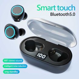 Y50 Pro Auriculares Bluetooth TWS Auriculares inalámbricos Auriculares deportivos Auriculares Bluetooth para juegos Micrófono Auriculares inalámbricos 200 MAh HKD230828 HKD230828
