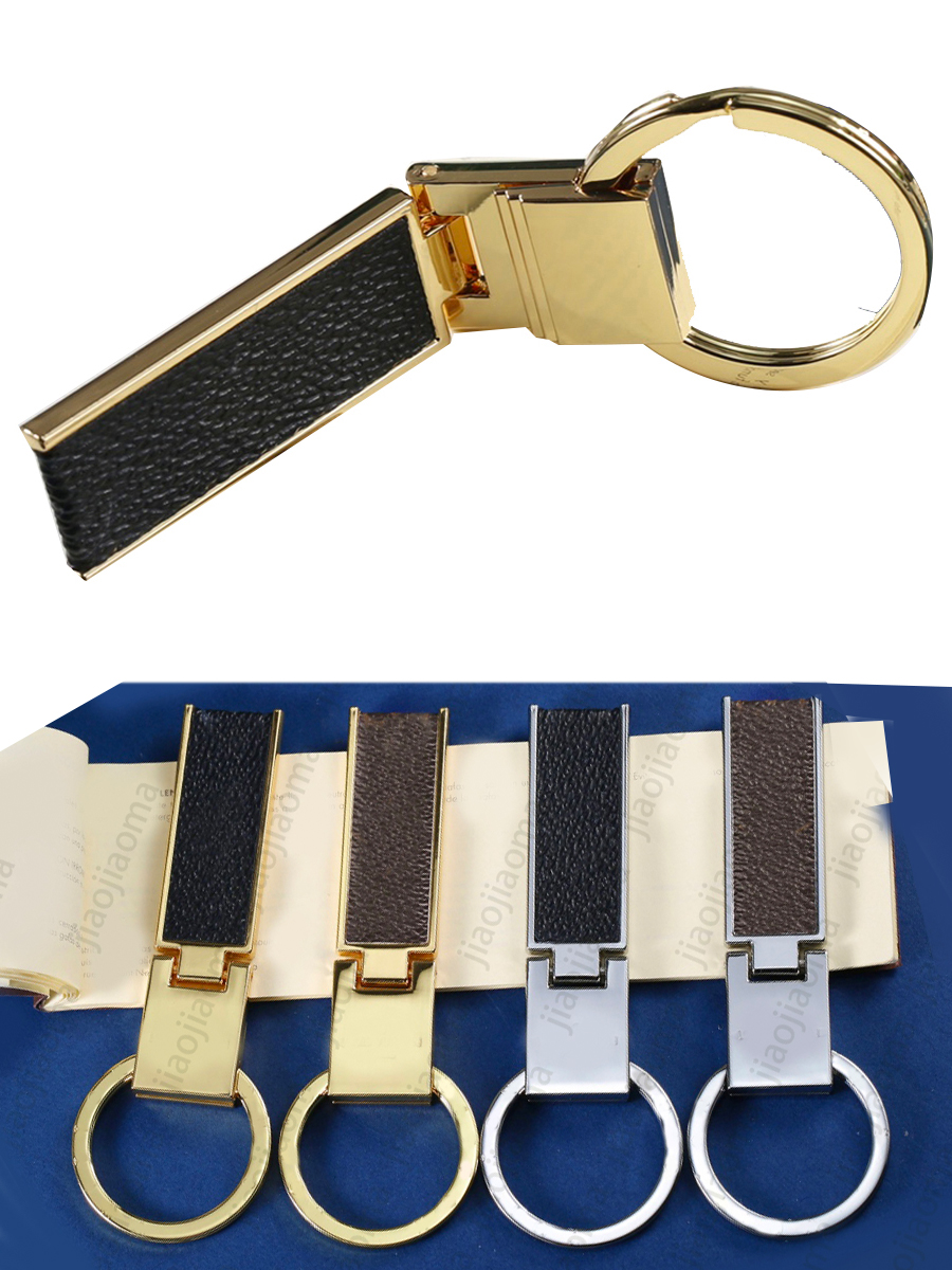 Y57 Designer de luxe Porte-clés Porte-clés de voiture Porte-clés Accessoires Mode Longes Boucle Classique Porte-cartes en cuir Exquis en alliage de zinc Lettre pour hommes