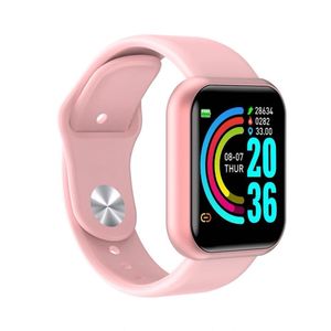 Y68 D20 SmartWatch Fitness Armband Bloeddruk Hartslagmeter Stappenteller Cardio Armband Mannen Vrouwen Smart Horloge voor IOS Android