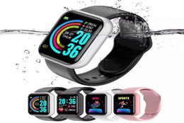 Y68 Smart Watches TLSR8232 Chip Ip67 Smartwatch Smartwatch 144 pulgadas Pantalla táctil Teléfono Smart Tele Watch D20 D20S7080817