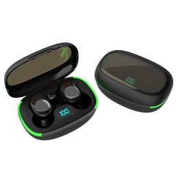Auriculares inalámbricos Y70 TWS con Bluetooth 5,1, cascos intrauditivos deportivos con pantalla Digital LED y cancelación de ruido