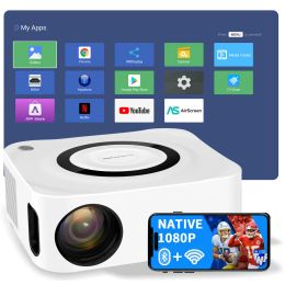 Y9 Android 11 Draagbare 5G WIFI Smart Home 1080P Projector, Handheld Full HD Mini LED Video Game projector Beamer