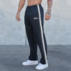 Ya mens pantalon de survêtement imprime les joggeurs d'hiver automne