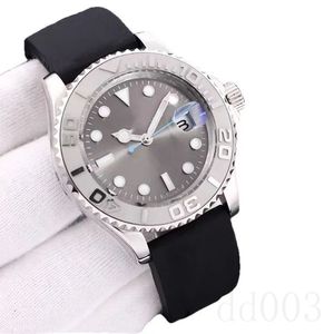 Yachtmaster montres de mode 40mm montre de luxe hommes 124300 automatique orologio bracelet en cuir multicolore mouvement montres designer vintage SB037 C23