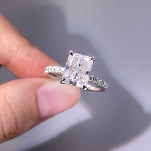 Yadis – bague de fiançailles personnalisée en diamant Vvs Moissanite pour femmes, bijoux personnalisés 10K 14K 3Ct