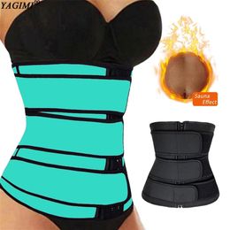 YAGIMI Colombiaanse Gordels Taille Trainer Afslanken Schede Buik Vrouwen Corset Zweet Riem Body Shaper Workout Reductieve Shapewear 20122254p