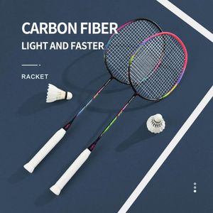 YaKs marca 4UG4 raqueta de bádminton de fibra de carbono 675mm raqueta de bádminton de alta calidad 24-26 libras raqueta de bádminton adulto 240122