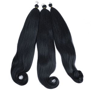 Yaky Pony Extension de cheveux synthétiques Yaki Poni Wave Styles Yaki Pony Tressage Cheveux Tresses