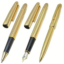 YALAMANG 163 stylos à bille en métal de luxe stylo à bille roulante stylo plume d'école de bureau stationnaire avec numéro de série217m