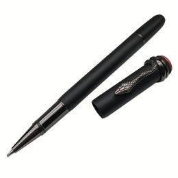  YAMALANG Edición limitada de bolígrafo Rollerball negro Serie de herencia Bolígrafo mate Plumas estilográficas Escribir Clip de serpiente delicado con 266e