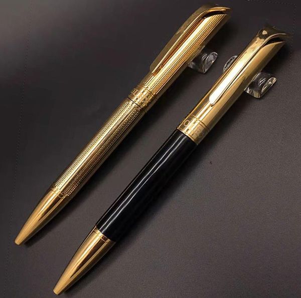 Yamalang Luxury Anniversaire Cadeau de haute qualité RLX Brandage Ballpoint Pens Metal Grid Stationery School Office Supplies With Pen Box6771887