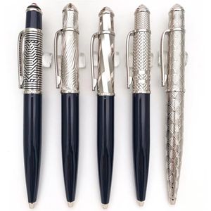 YAMALANG Luxe Kwaliteit Klassieke pen Lange Dunne Vat Rollerball Balpen Rvs Ragging Schrijven Glad Kantoor Stati203j