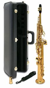 Nieuwe Japan Bb platte sopraansaxofoon S-901 Hoge kwaliteit muziekinstrumenten Sopraan professionele verzending