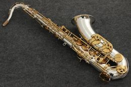 JapanT-W037 meilleure qualité saxophone ténor B plat nickelé instrument de musique saxophone ténor professionnel livraison gratuite