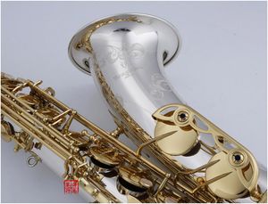 YANAGISAWA WO37 Nouvelle Arrivée Saxophone Ténor Bb Tune Instruments de Musique Argent Plaqué Corps Laque Or Clé Sax Avec Embouchure Du Cas