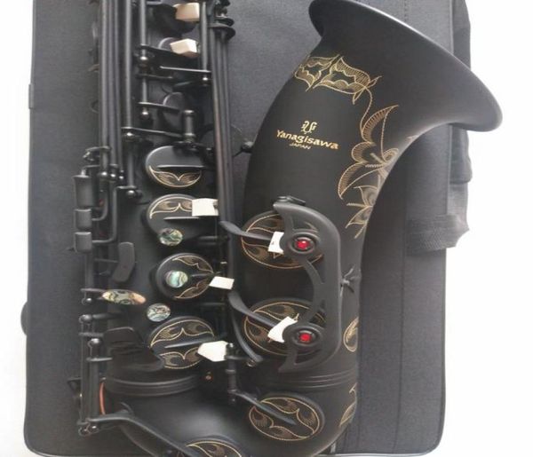 Yanagizawa saxophone ténor Japon T902 instrument de musique noir mat de haute qualité professionnel jouant du saxophone ténor avec étui 4266364