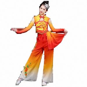 Yangko Dans Vrouwen 2024 Nieuwe Chinese Stijl Natal Klassieke Fan Dance Square Dance Set Z1VC #