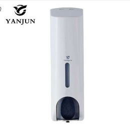 Yanjun 350 ml Enkele Zeepdispenser Muurbevestiging Toilet Bad Douche Accessoires Wit YJ-2532