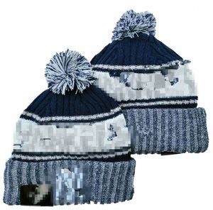 Yankees Beanies New York NY Bobble Hats Casquettes de baseball 2023-24 Chapeau de seau de créateur de mode Chunky Knit Faux Pom Beanie Noël Sport Bonnet en tricot A2