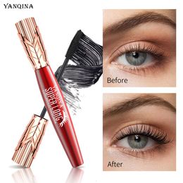 Yanqina Crown Eye Black waterdicht, slank, natuurlijke krullen, make -up oog zwarte siliconen