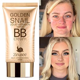 Gold Snail Sunscreen BB Cream Brightening Moisturizing Concealer Nude Foundation Langdurige crème