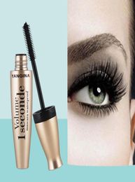 Yanqina Nieuwe 4D Fiber Mascara Lange wimper Siliconenborstel Burving Verlenging Mascara Waterdichte Longlasting Makeup Oog Cosmetic7500216