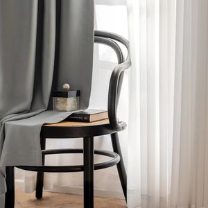 YanYangTian Rideau Occultant Grande fenêtre Chambre Salon Décor de Noël Luxe Simple Porte-fenêtre Espace de séparation 240115