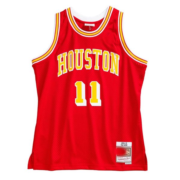 Yao Ming Rocket Basketball Jersey Houstons Hakeem Olajuwon Tracy McGrady Francis Clyde Drexler Cassell Elie Throwback Rojo Blanco Tamaño S-XXL 1807