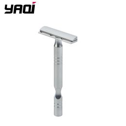 YAQI – rasoir de sécurité pour hommes, couleur Chrome mat, lame AC Excalibur à simple tranchant, 240119