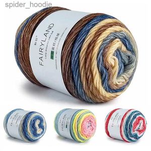 Yarn 100g Color Hand-woven Cotton Yarn Soft Crochet Thick Yarn For Hand Knitting Warm Sweater Sofa Cushion Scarf DIY L231130