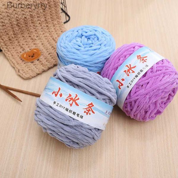 Fil 1 pièces 100g/boule fil de glace laine grossière unique bricolage tricot laine boule Crochet pantoufles fil auto-tricot laine BallL231013