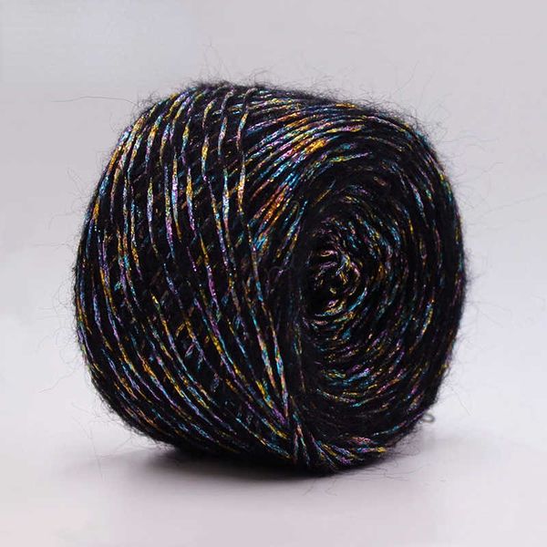 Fil 29 couleur 500g / boule Mohair fil de bloc de laine utilisé pour tricoter des pulls écharpes paillettes métallisées bricolage crochet livraison gratuite P230601