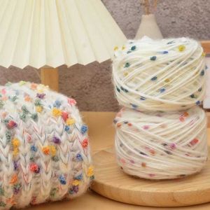 Fil 50g / balle peluche douce laine Moshir utilisée pour tricoter fil de crochet arc-en-ciel coloré fil fantaisie chandails écharpes livraison gratuite P230601