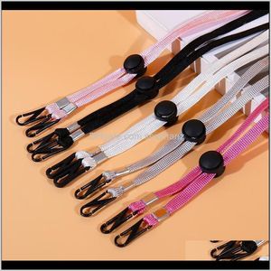 Garen 5 stkspartij Verstelbare Gezicht Extension Lanyard HandyConvenient Oorhouder Winddicht Touw voor Hoed Cap DIY Naaien Accessoires1 Jzkkx Fybaq