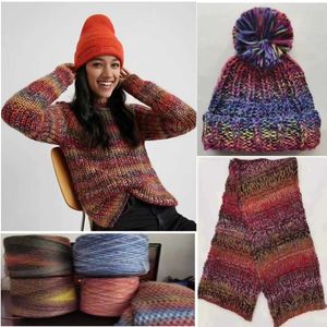 Fil Alpaga peluche tricot laine Mohair court et potelé arc-en-ciel couleur crochet Lana fil bricolage pull écharpe 100g livraison gratuite P230601