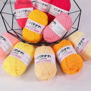 Fil bébé lait doux coton doux bébé tricot laine fil épais fil fibre velours fil à tricoter à la main laine crochet fil pour bricolage pull L231130