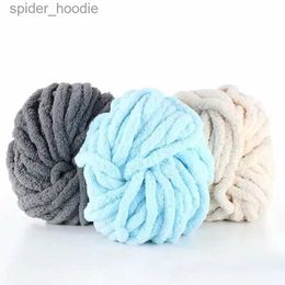 Hilo Grande Suave Mano Chenille Manta de punto Hilo grueso Tejer Sofá Tiro Invierno Envío de la gota DIY Hilo de ganchillo Decoración del piso L231130