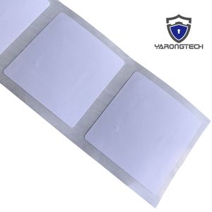 Etiquettes pour bibliothèque de papier RFID YARONGTECH ISO / IEC 15693 HF - NXP ICode SLIX (lot de 20)