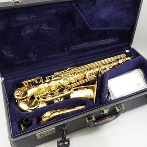 YAS 82Z YAS82Z Custom Altsaxofoon Goud met koffer Muziekinstrument