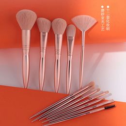 Yasina New 12 Matte Rose Gold Brush Súper Soft Softner Makeup Tool